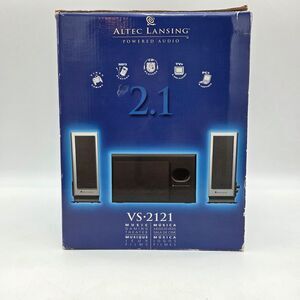 Altec Lansing VS2121 Powered Audio Computer Speaker System Subwoofer With Box